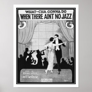 ジャズが無いのに1920年は何をする? ポスター