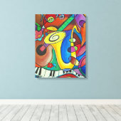 ジャズだ！プリントバイスタジオバーク© キャンバスプリント (インサイチュ (ウッドフロア))