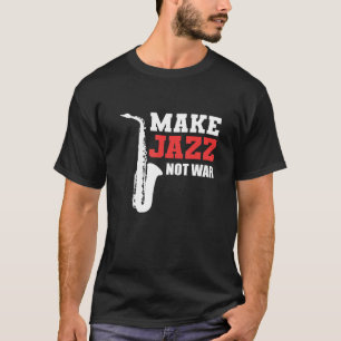 ジャズではなく戦争パンク Tシャツ