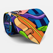 "ジャズによって貫入が出られて" ネクタイ (ロール)