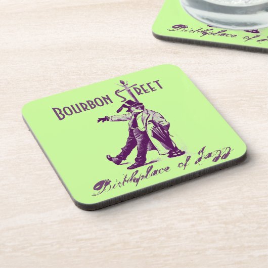 ジャズのコースターのブルボン通りのノラの出生地 コースター (左側)