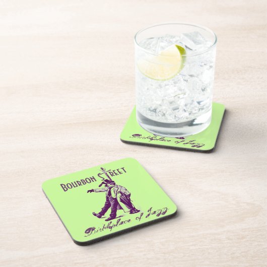 ジャズのコースターのブルボン通りのノラの出生地 コースター (右側)