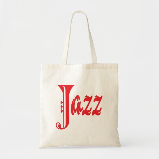 ジャズのサイン トートバッグ (正面)