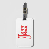 ジャズのサイン ラゲッジタグ (正面縦)