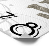 ジャズのテクニック ポスター (角)