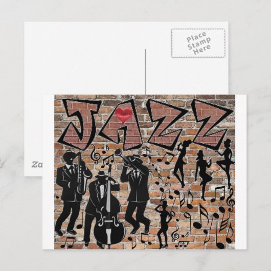 ジャズの全て ポストカード (正面/裏面)