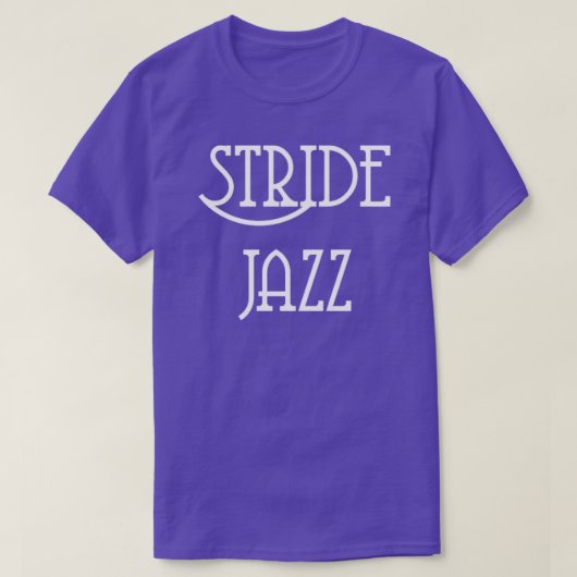 ジャズの大股 Tシャツ (デザイン正面)