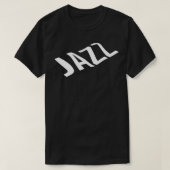 ジャズの波 Tシャツ (デザイン正面)