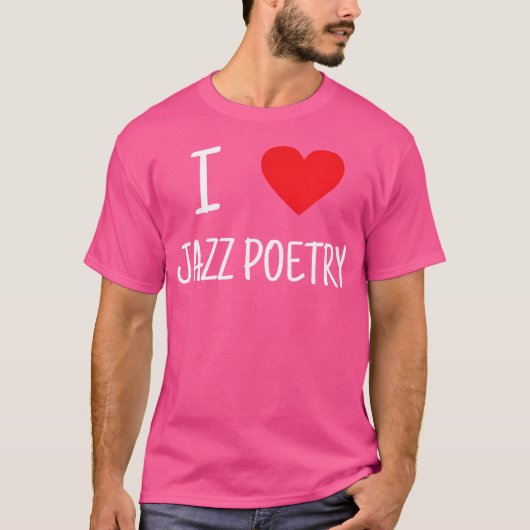 ジャズの詩が大好き Tシャツ (正面)