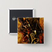 ジャズはボタンを働かせます 缶バッジ (正面&裏面)