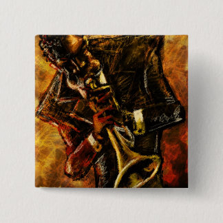 ジャズはボタンを働かせます 缶バッジ