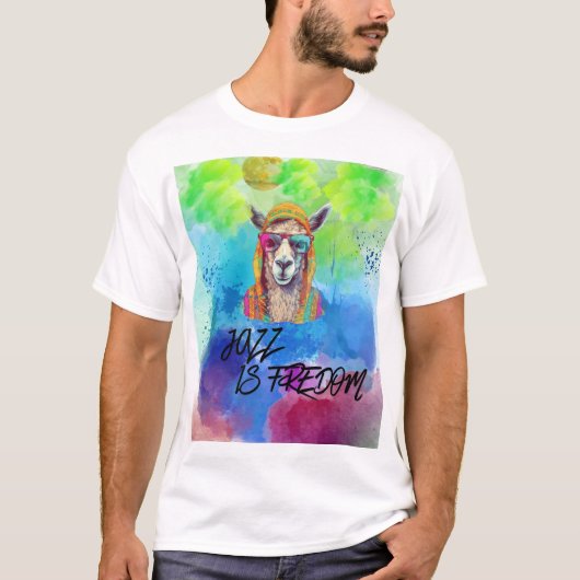 ジャズは自由 Tシャツ (正面)
