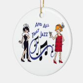 ジャズは セラミックオーナメント (左)