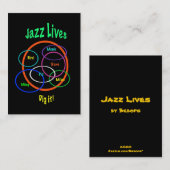 ジャズはATC住んでいます 名刺 (正面/裏面)