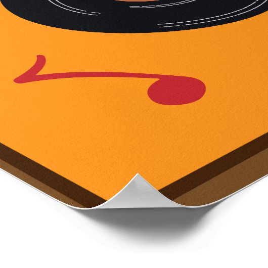 ジャズもしで、3以上のコードを持っている ポスター (角)