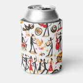 ジャズアイコンセット:白い背景を分離 缶クーラー (缶裏面)