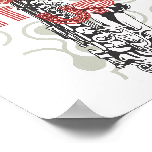 ジャズアップする ポスター (角)