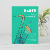 ジャズイットアップ招待状 招待状 (スタンド正面)