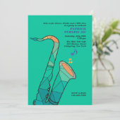 ジャズイットアップ招待状 招待状 (スタンド正面)