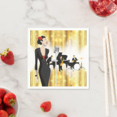 ジャズインザパークカクテルナプキンミュージックテーマ スタンダードカクテルナプキン (インサイチュ)