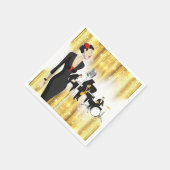 ジャズインザパークカクテルナプキンミュージックテーマ スタンダードカクテルナプキン (角)