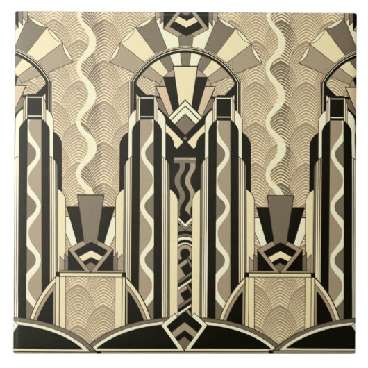 ジャズエイジデコ タイル (正面)