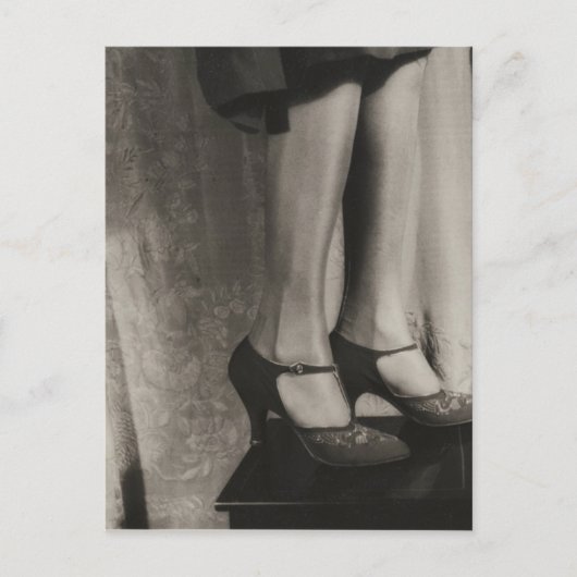 ジャズエイジフラッパー少女 ポストカード (正面)