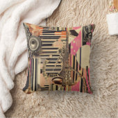 ジャズエイジミュージシャン1920年代ダダイストスタイル クッション (ブランケット)