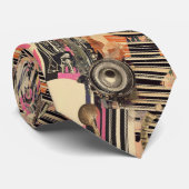 ジャズエイジミュージシャン1920年代ダダイストスタイル ネクタイ (ロール)