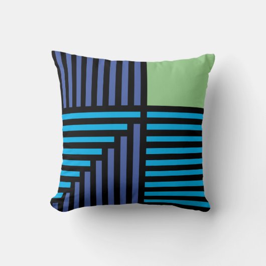 ジャズエイジ&グリーングラス クッション (正面)