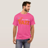 ジャズオレンジサクソフォーンの苦しい時間を女性に Tシャツ (正面フル)