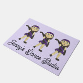 ジャズカスタマイズダンサーダンススクールスタジオ先生 ドアマット (アングル)