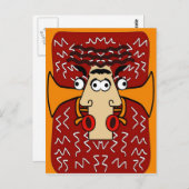 ジャズカッコいい抽象芸術キュービズム2 ポストカード (正面/裏面)