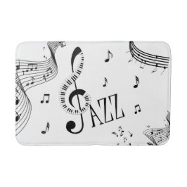 ジャズカッコいい音楽 バスマット