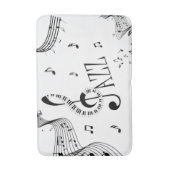 ジャズカッコいい音楽 バスマット (正面縦)