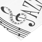 ジャズカッコいい音楽 ミディアムテーブルランナー (コーナー)