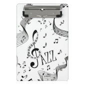 ジャズカッコいい音楽 ミニクリップボード (正面)