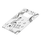 ジャズカッコいい クレジットカード栓抜き (正面アングル)