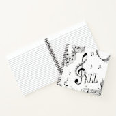 ジャズカッコいい ノートブック (内部)