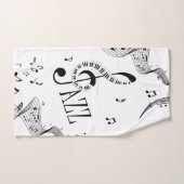 ジャズカッコいい バスタオルセット (ハンドタオル)