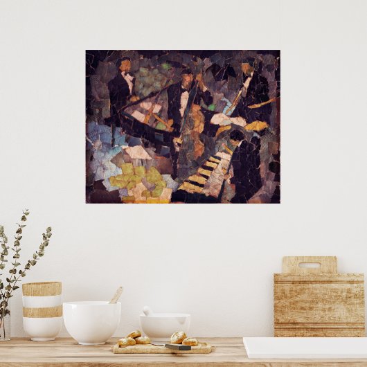 ジャズカルテット ポスター (キッチン)