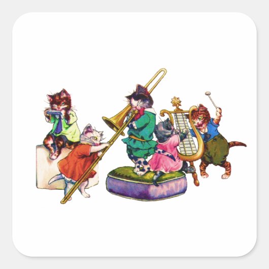 ジャズキャッツ スクエアシール (正面)