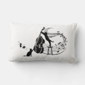 ジャズキャッツ |ダブルベース ランバークッション (裏面)