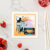 ジャズキャッツ |ドラム紙ナプキンス スタンダードカクテルナプキン (インサイチュ)