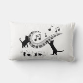 ジャズキャッツ |ピアノ ランバークッション (裏面)