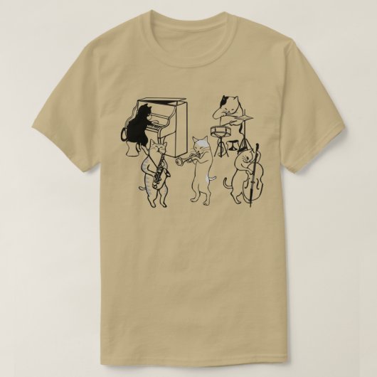 ジャズキャッツ  Tシャツ (デザイン正面)