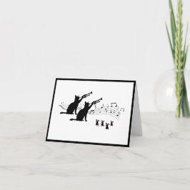 ジャズキャッツ | Trumpet折り畳みノートカード ノートカード
