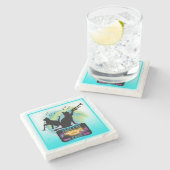 ジャズキャッツ | Trumpet Stone Coaster ストーンコースター (横)