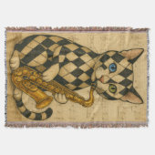 ジャズキャット スローブランケット (正面)