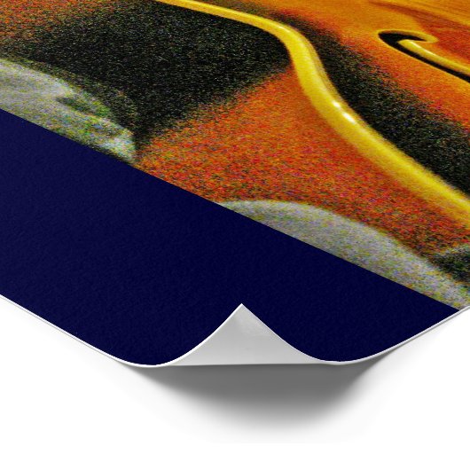 ジャズギター ポスター (角)